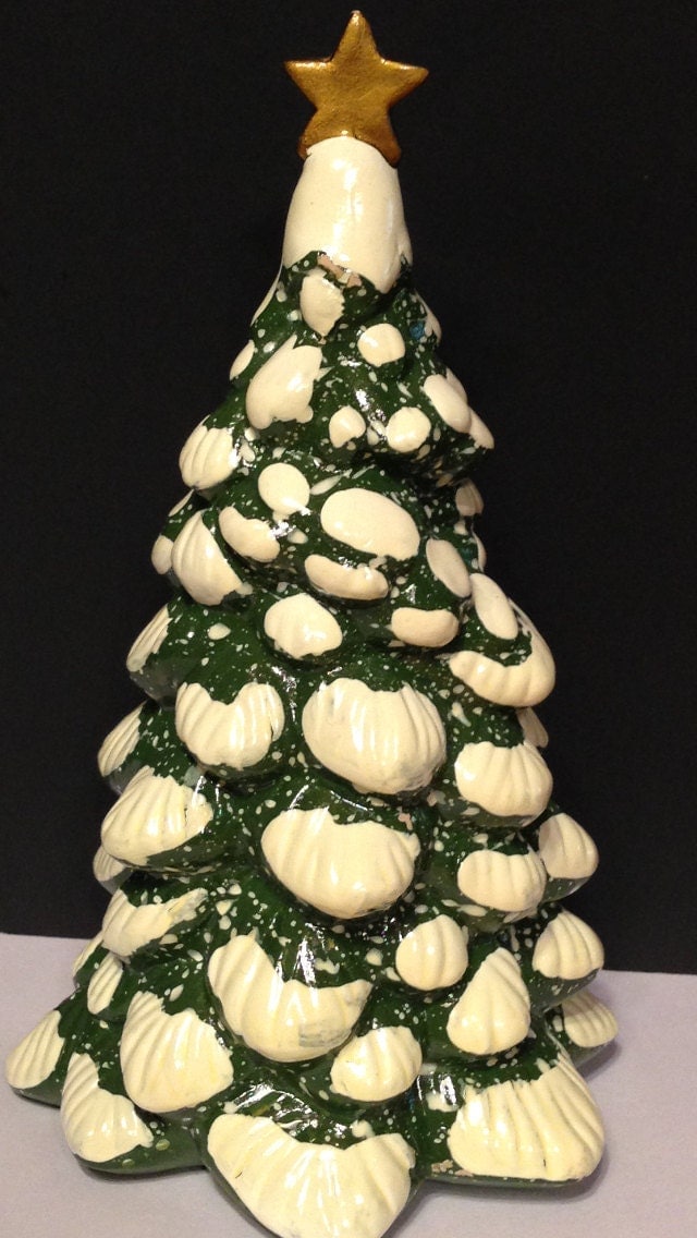Avon Ceramic Christmas Tree 1982 Vintage Christmas