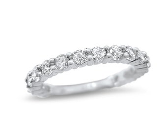 1 carat moissanite wedding ring 14k white gold 17 stone forever one ring 14k - Moissanite Wedding Rings 1 carat moissanite wedding ring 14k white gold 17 stone forever one ring 14k - Moissanite Wedding Rings