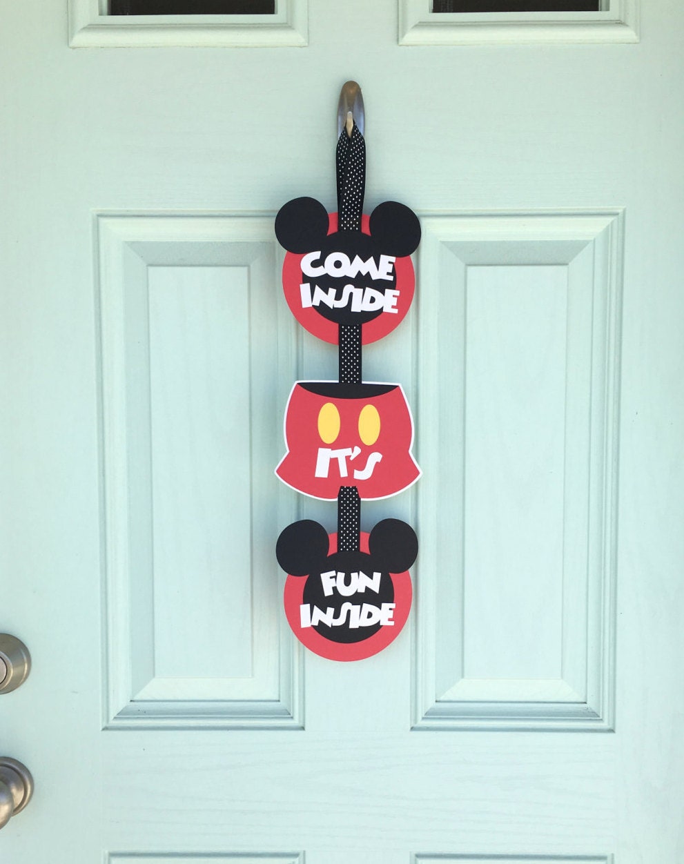 Mickey Mouse Clubhouse Sign. Come Inside It's Fun