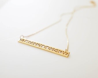 Custom Coordinates Necklace Location Coordinates Jewelry Cut Out Coordinate Bar Necklace Latitude Custom Coordinates Necklace Location Coordinates Jewelry Cut Out Coordinate Bar Necklace Latitude