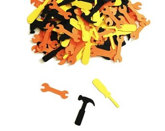 Construction Birthday - Construction Party Decor - Tools Birthday Party - Tools Party Confetti - Construction Confetti - Tools Party Decor