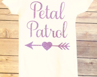 Petal Patrol Shirt, Flower Girl Shirt, Flower Girl Baby, Flower Girl Toddler, Girl's Flower Girl Shirt, Baby Flower Girl, Flower Girl Shirts