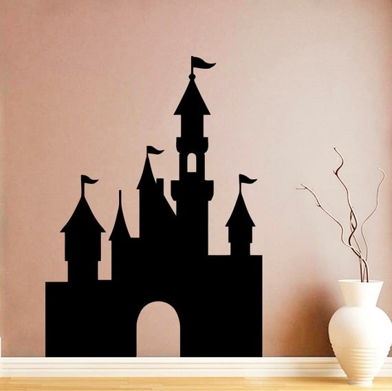 Disney Castle Wall Decal Castle Vinyl Sticker by AndreadecalS