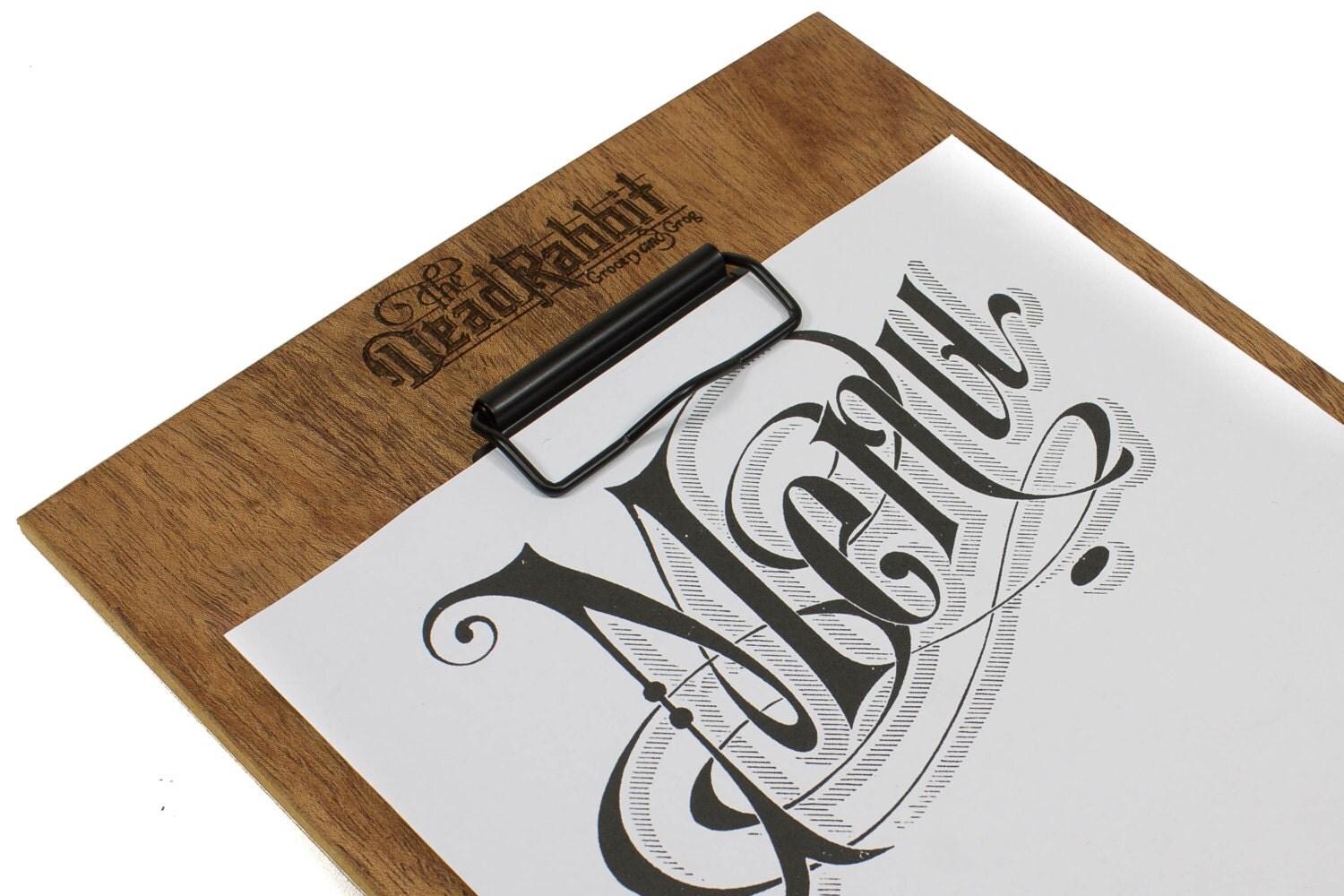 Custom Wood Menu Board With Your Laser Engraved Logo And Low