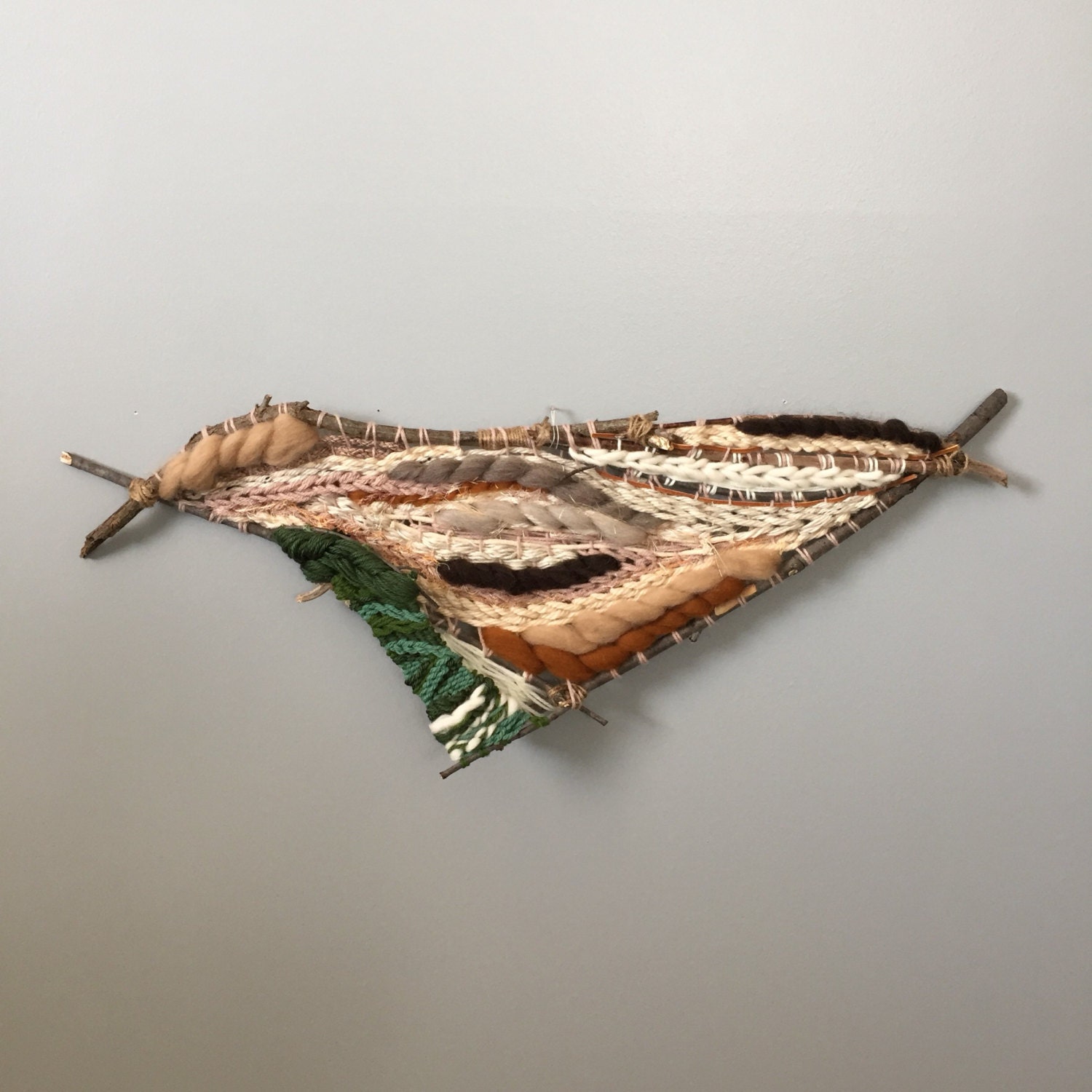 Hanging Wall 3d earthtone weaving / neutral weaving / wall hanging / wall art Hanging Wall 3d earthtone weaving / neutral weaving / wall hanging / wall art