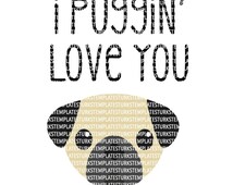 Download Popular items for pug svg on Etsy