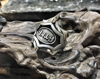 personalized mens ring handmade mens ring vintage mens ring silver mens ring unique sterling silver ring mens jewelry custom name ring