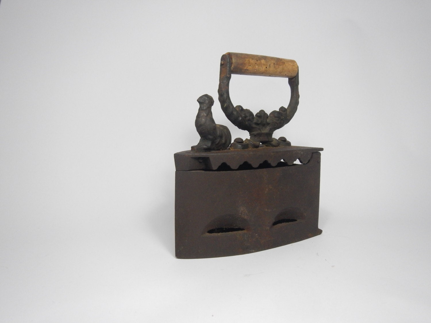 Antique Coal Fired Iron antique tool Fired Cloth Cast Iron