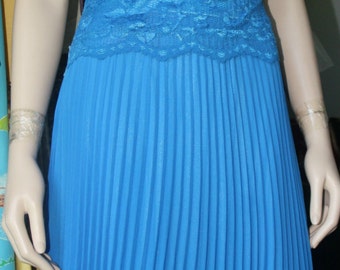 Untagged, vintage blue, flapper style dress size 8/10