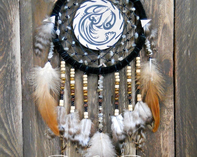 Dream catcher for car, Pendant car, keychain, zodiac, Cancer, Dreamcatcher, Dream catcher, large dream catcher, dream catcher large