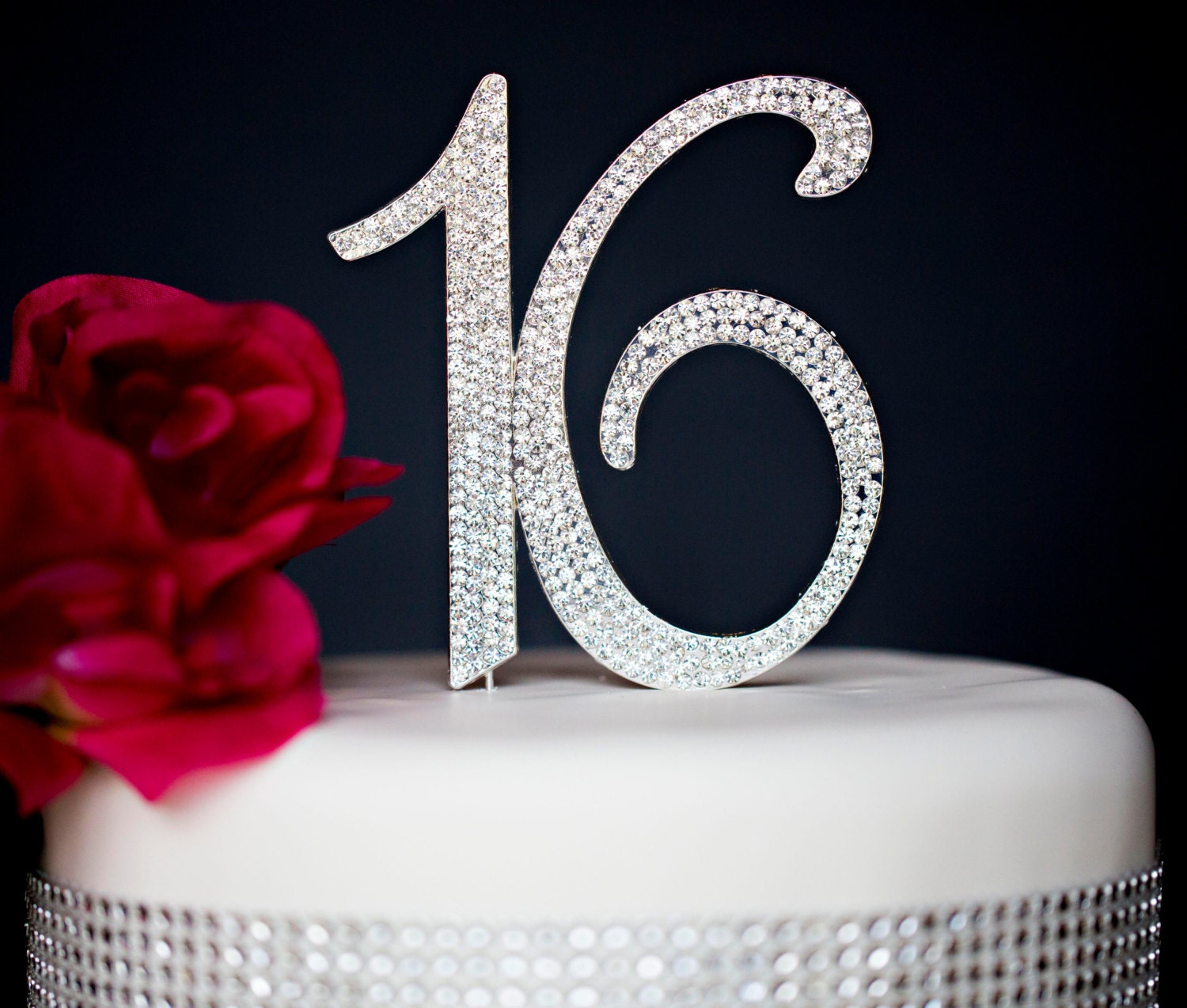 Download Sweet 16 Cake Topper - Premium Crystal Rhinestones ...