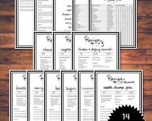 Unique family meal planner related items | Etsy