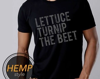 2 colors ORGANIC lettuce turnip the beet ® trademark brand OFFICIAL SITE - black hemp and organic cotton shirt with distressed logo