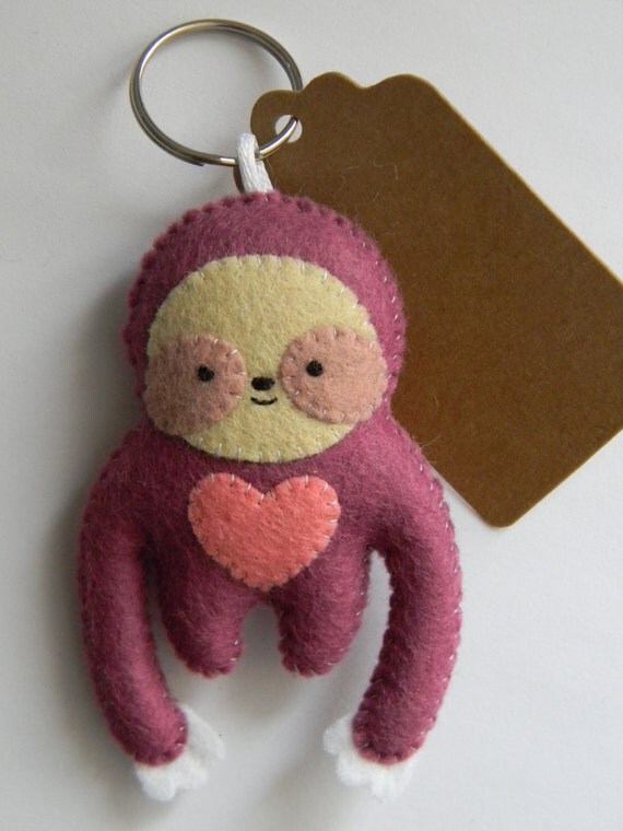 ty sloth keychain