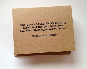 C.S. Lewis quote typewriter blank note cards unique birthday C.S. Lewis quote typewriter blank note cards unique birthday