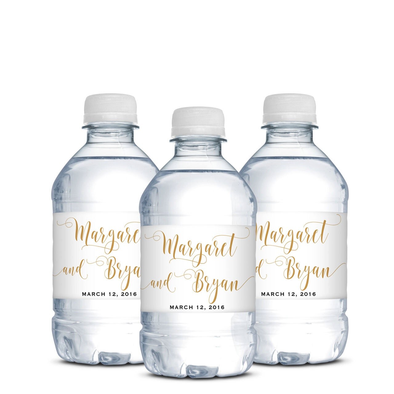 Wedding Water Bottle Labels Waterproof Label by DesignedByME