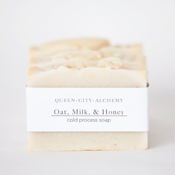 Oatmeal Milk and Honey Soap // Oatmeal Soap // Handcrafted
