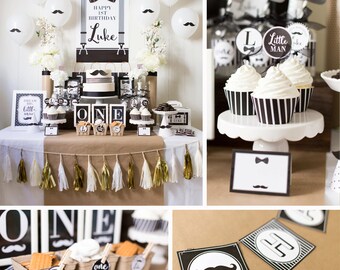 Mustache Party Decorations, Mustache Birthday, Mustache Bash, Mustache Party, Little Man Birthday, First Birthday Theme