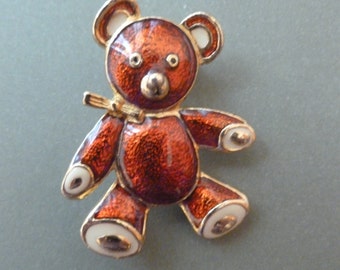 Vintage Teddy Bear Pin