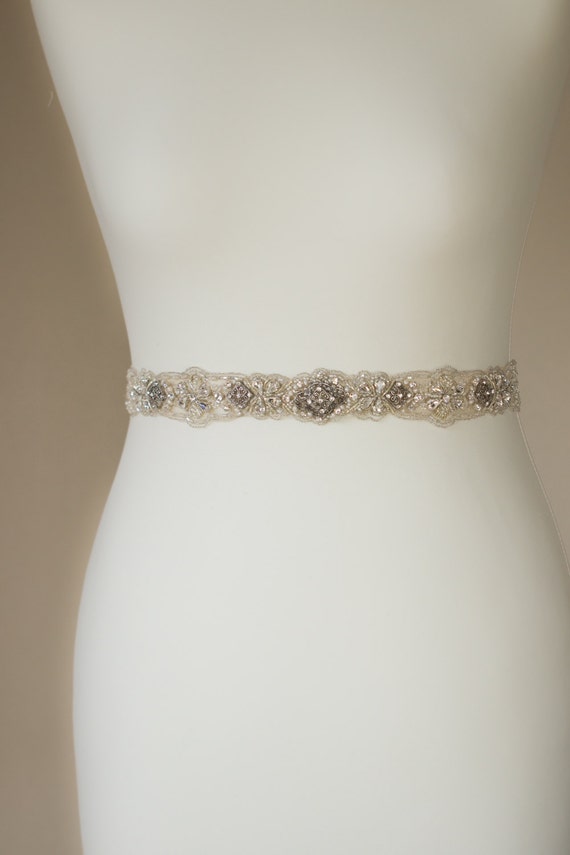 Wedding dress sash Wedding sash Bridal sashes belts Crystal