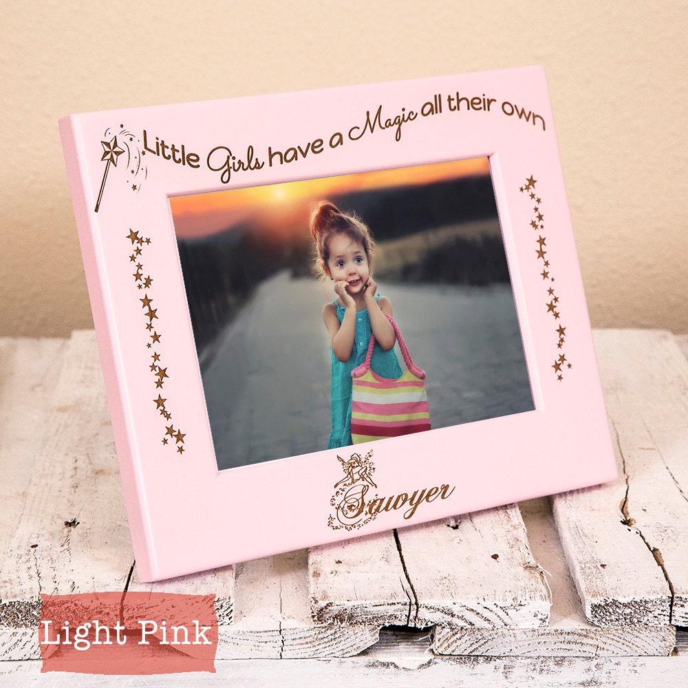 Personalized Baby Girl Picture Frame Magical Little