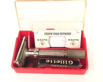 Gillette 1962 Slim Adjustable Safety Razor H2