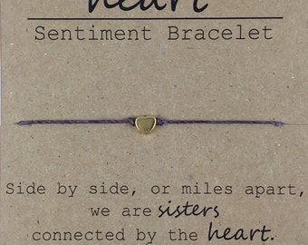 Sister Beaded Bracelet, Gift for Sister, Sister Moving Away Gift, Dainty Bead Bracelet