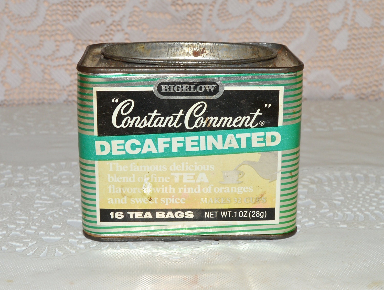 Bigelow Tea Bag Tin Collectible Tins Tea Tin by WVpickin on Etsy