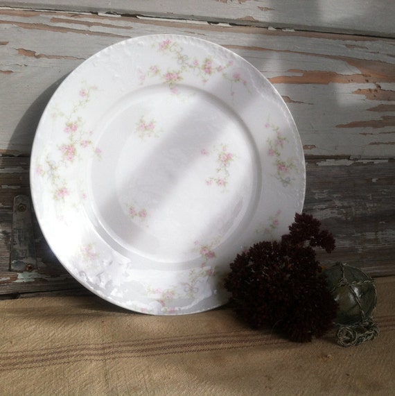 Victorian Haviland Limoge Charger Plate Marie