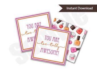 Teacher Appreciation Tags Set of 4 Instant Download Printable