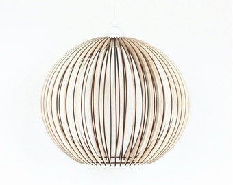 Wood Lamp / Wooden Lamp Shade / Hanging Lamp / Pendant Light / Decorative Ceiling Lamp / Modern Lamp /