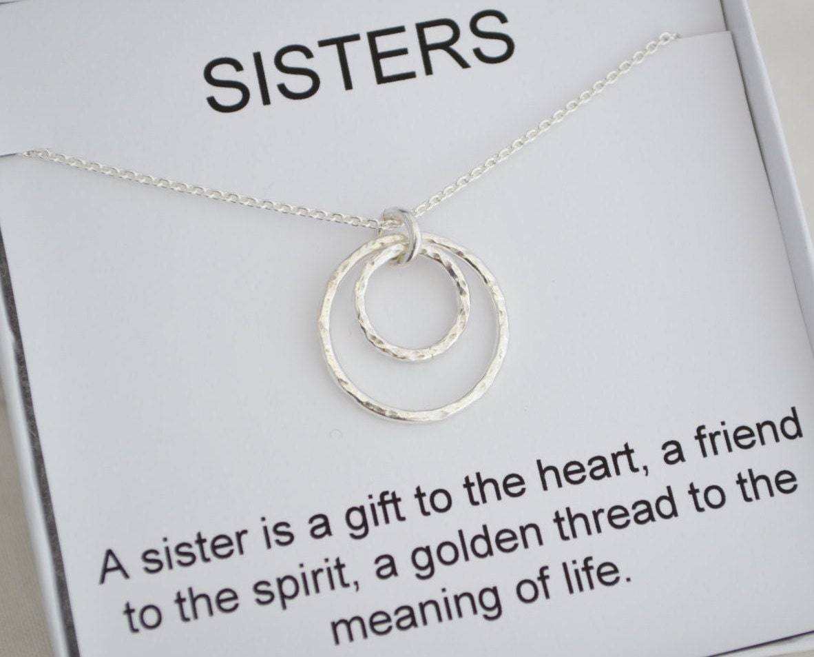 Sister Gift, Sister Jewelry, Sisters Necklace, Gifts for 