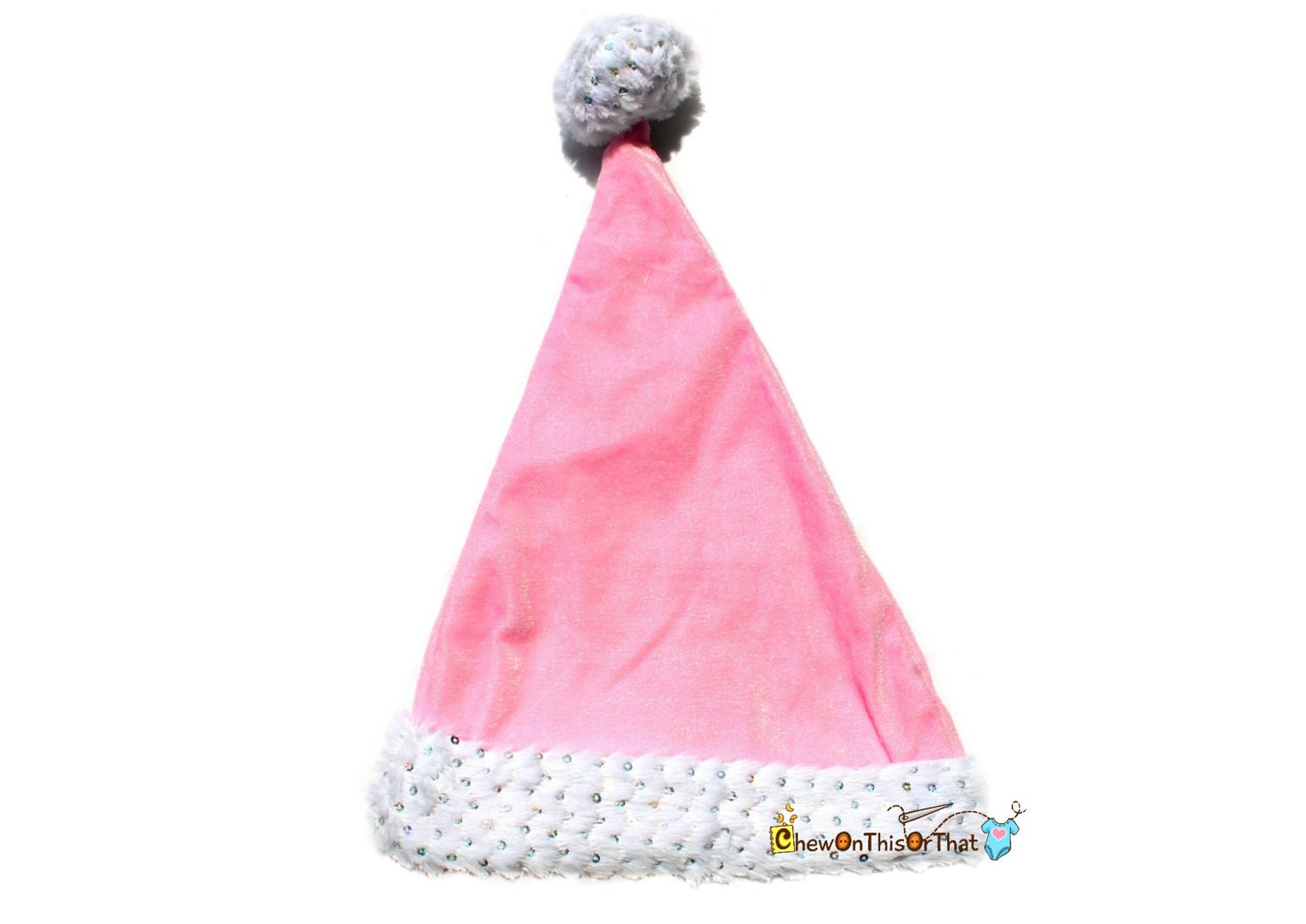 pink christmas santa hat or elf hat for children teens and pink christmas santa hat or elf hat for children teens and