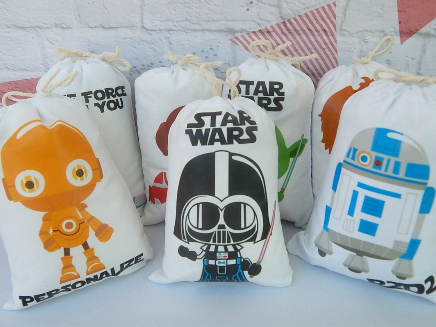 Birthday Favor bags Star wars Great for treats or gifts