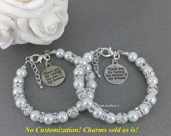Pearl Bracelet, Mother of the Bride Bracelet, Mother of the Groom Bracelet, Mother in Law Gift, Pearl Jewley
