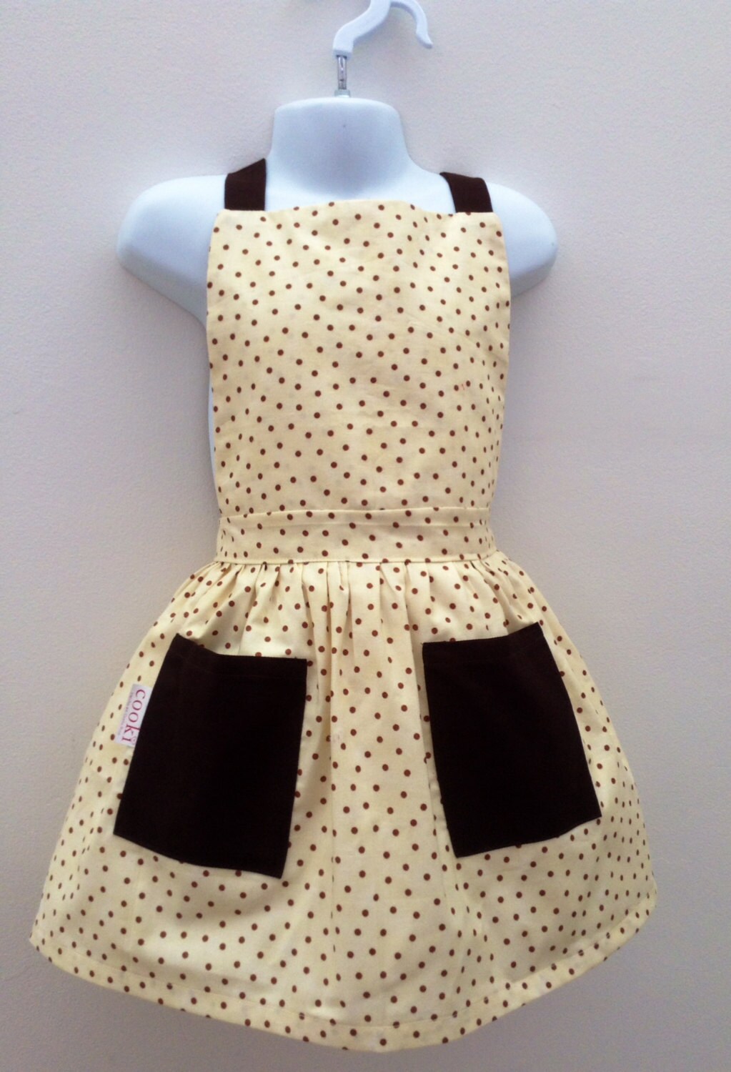 Girls aproncute apron polka dots aproncooking apron FREE