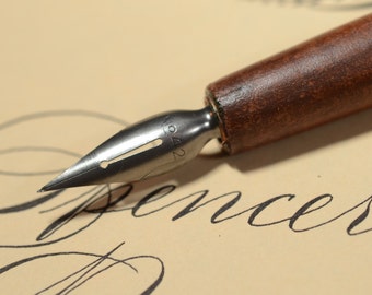 Set of 5 Spencerian Calligraphy Pen Nibs Dome Point No. 42 Vintage New Stock