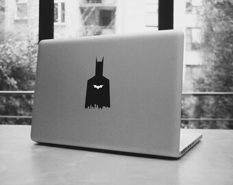 Batman city shadow silhouette for your macbook pro and air, ipad, laptop, stickers decal for 11,13,15,17"