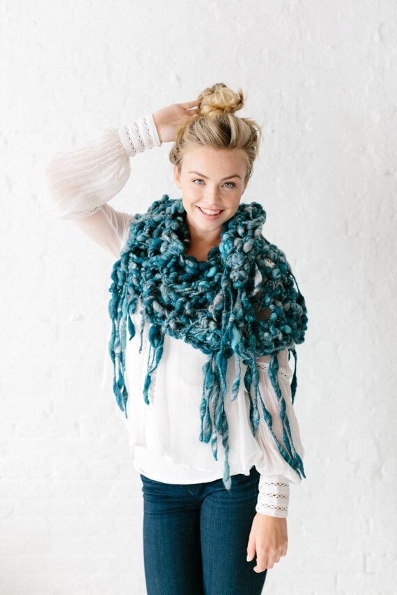 Runaway Shawl Knitting Pattern Perfect for Super Bulky Yarns