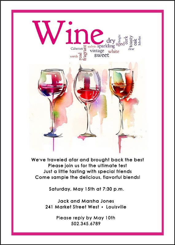 Wine And Cheese Party Invitation Wording 8