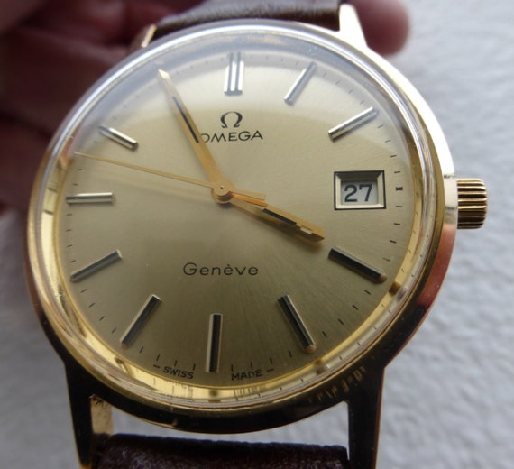 1970s Omega Genève hand winding watch. Cal. 1030.