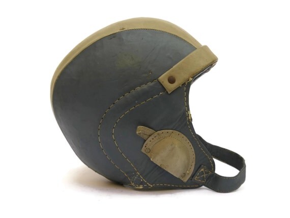 French Vintage motorcycle Helmet. Vintage Scooter Helmet. Mid