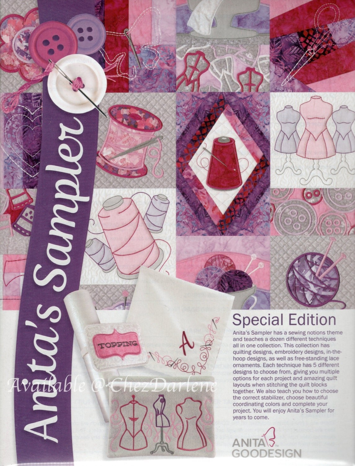 Machine Embroidery Designs / Sewing Notion Themed by ChezDarlene