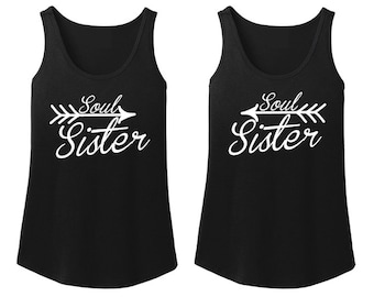 Matching sister sweatshirts. Soul sister shirts. Sister