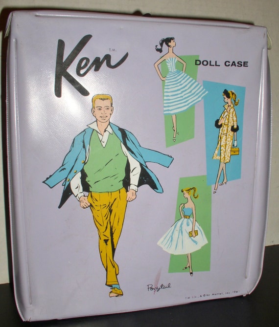 barbie doll case ponytail 1961