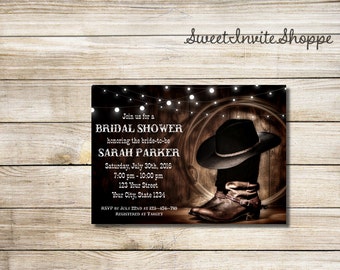 Boot invitation | Etsy