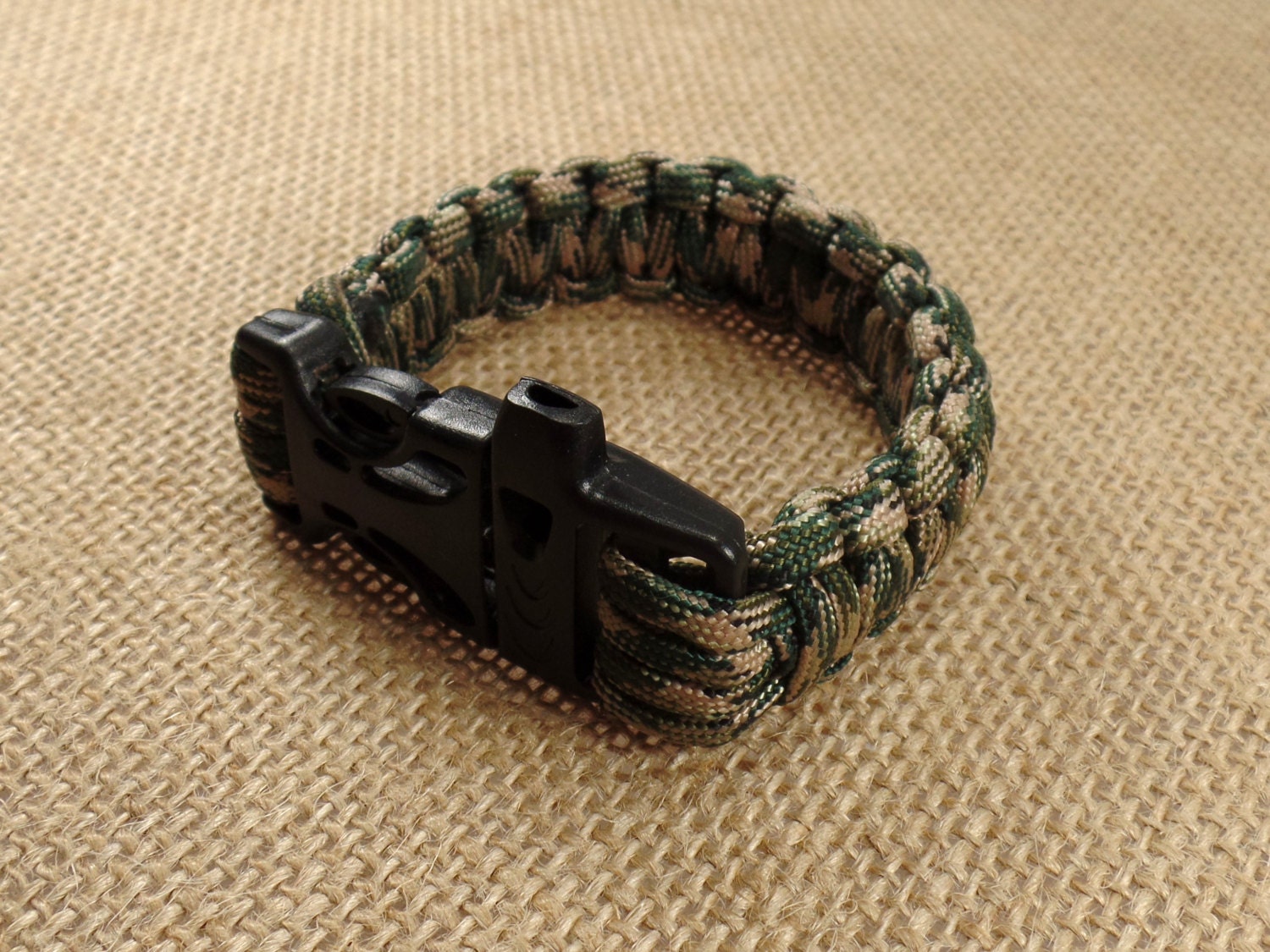 Camo Paracord Bracelet Camouflage Bracelet Military Style