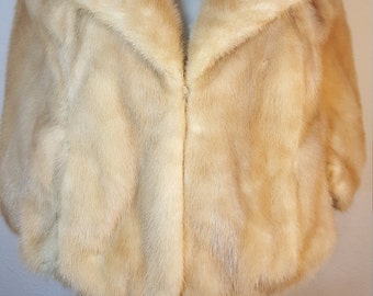 FREE SHIPPING 1950 Mink Fur Wrap