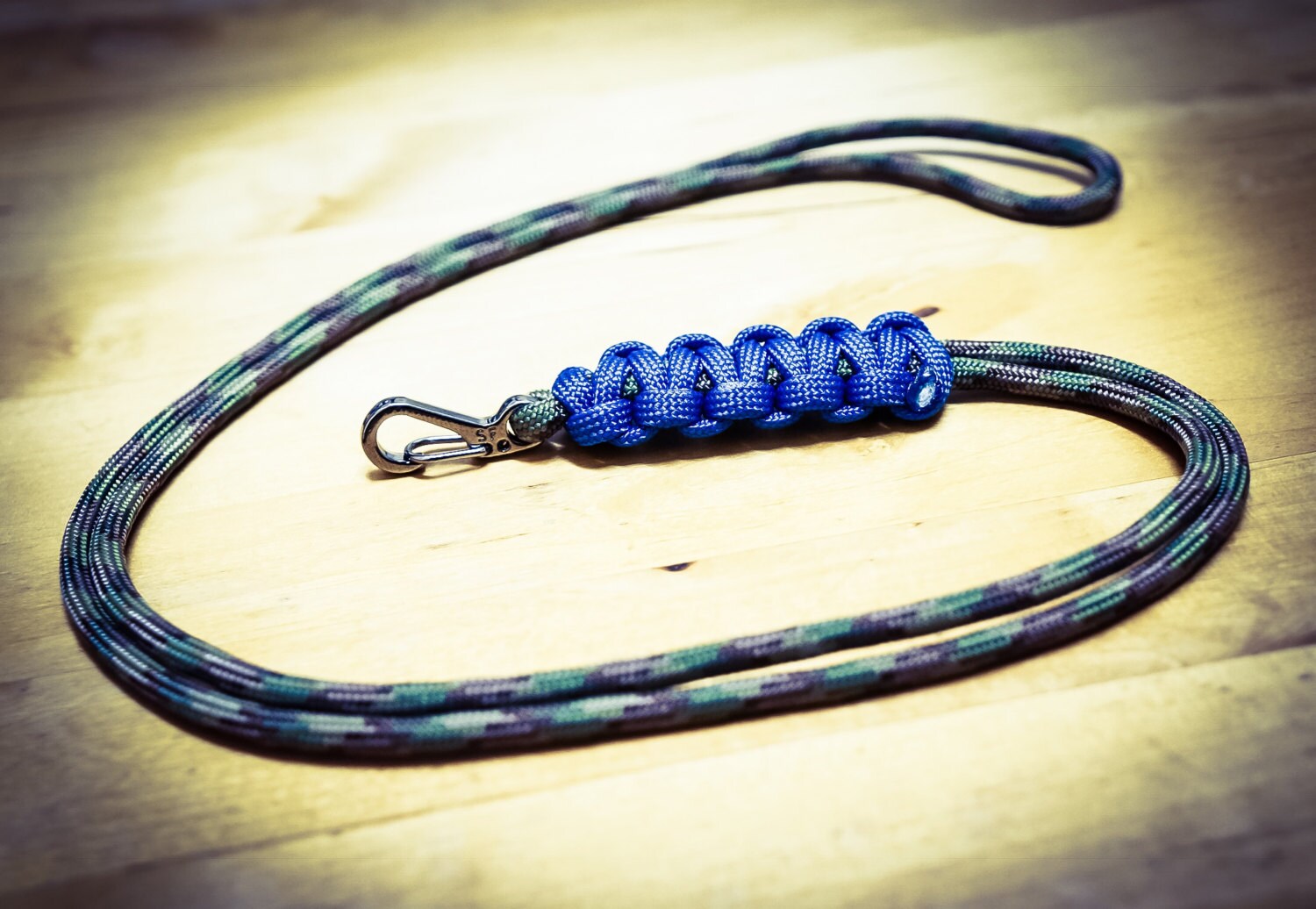 Paracord Lanyard by Cobra Band Woodland Camo and by CobraBand