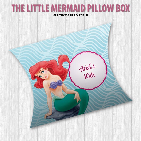 The Little Mermaid Pillow Box